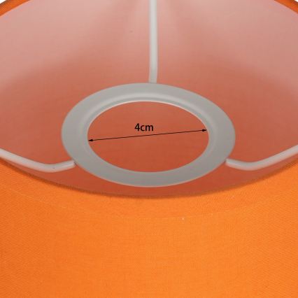 Brilagi - Sieninė lempa NUBILA WOOD 1xE27/25W/230V ąžuolas/juoda/oranžinė