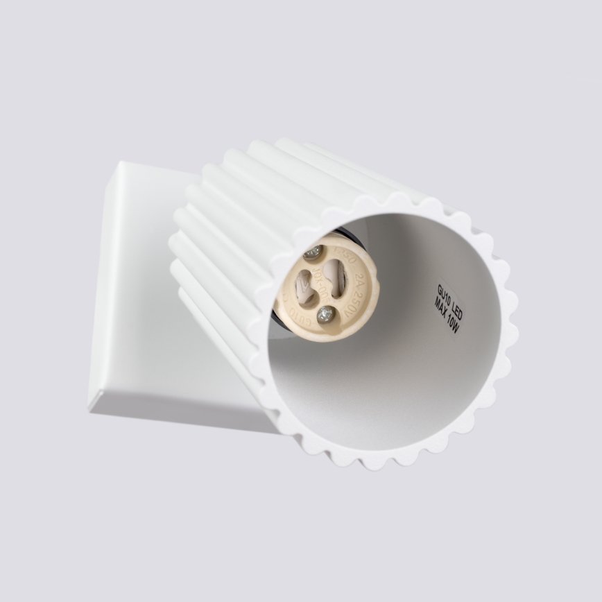 Brilagi - Sieninis akcentinis šviestuvas CRESTO 1xGU10/10W/230V balta