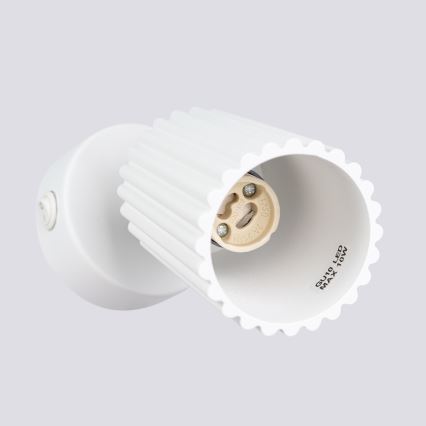 Brilagi - Sieninis akcentinis šviestuvas CRESTO 1xGU10/10W/230V balta