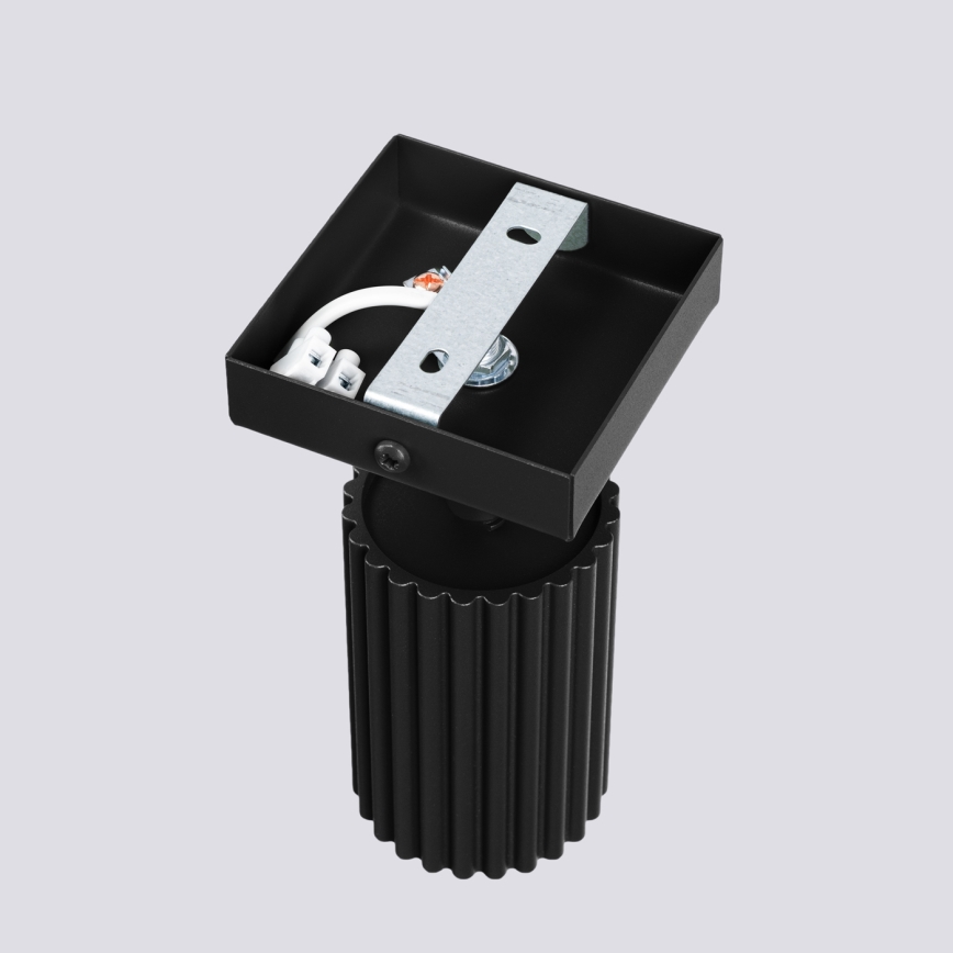 Brilagi - Sieninis akcentinis šviestuvas CRESTO 1xGU10/10W/230V juoda