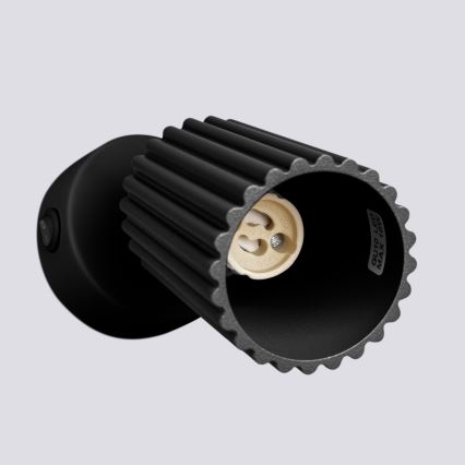 Brilagi - Sieninis akcentinis šviestuvas CRESTO 1xGU10/10W/230V juoda