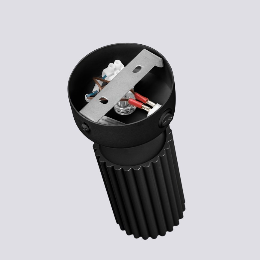 Brilagi - Sieninis akcentinis šviestuvas CRESTO 1xGU10/10W/230V juoda