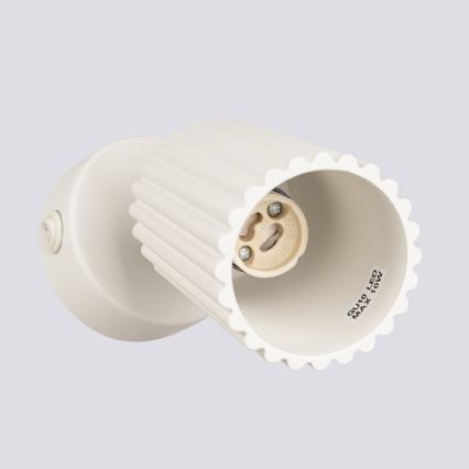 Brilagi - Sieninis akcentinis šviestuvas CRESTO 1xGU10/10W/230V kreminė