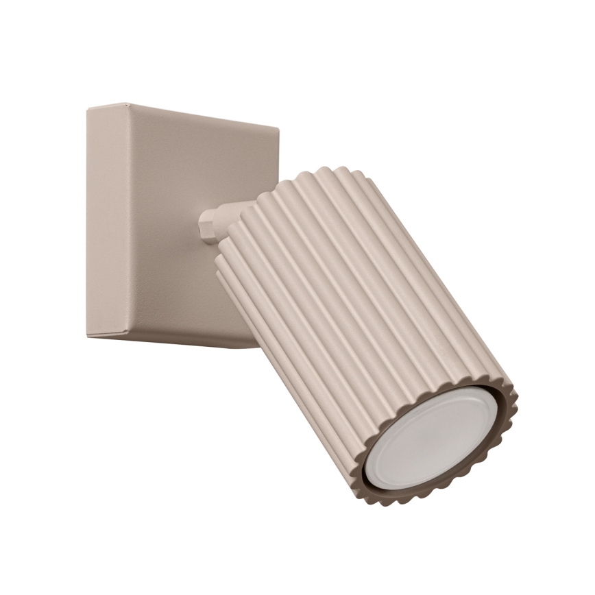 Brilagi - Sieninis akcentinis šviestuvas CRESTO 1xGU10/10W/230V taupe