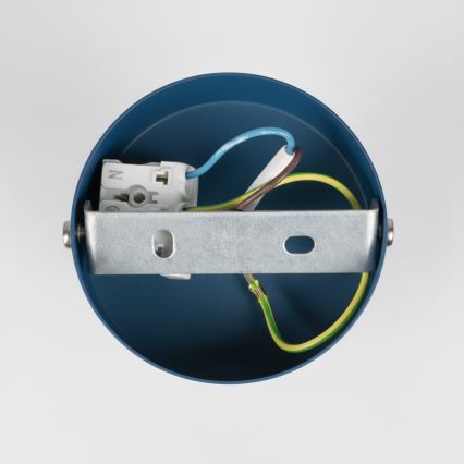 Brilagi - Sieninis akcentinis šviestuvas POKER 1xGU10/25W/230V mėlyna/auksas