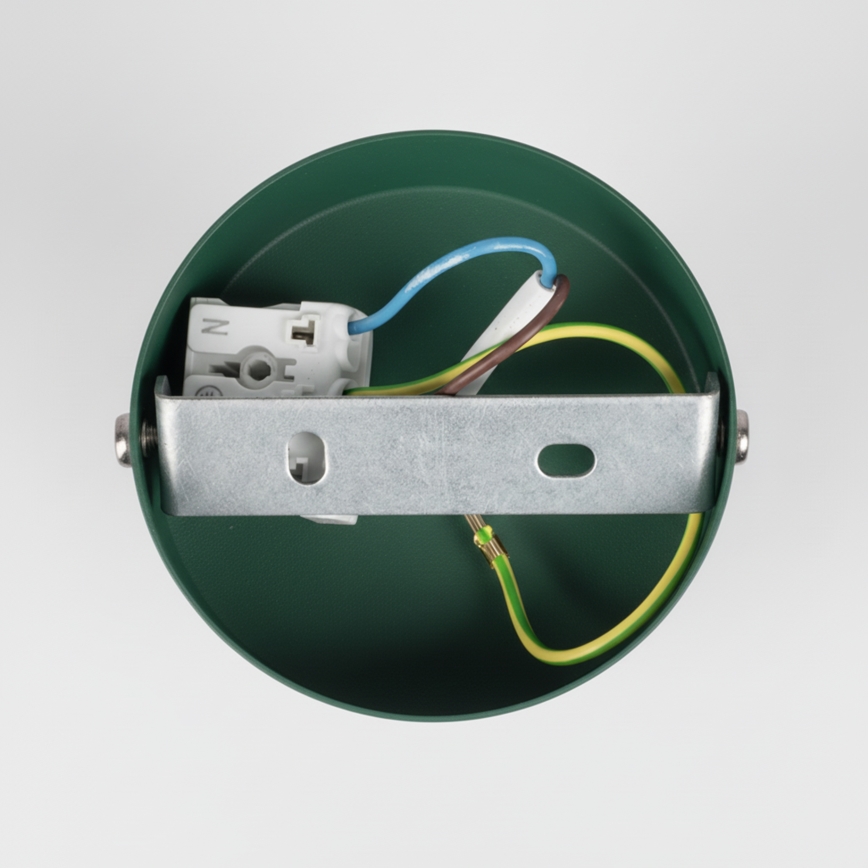 Brilagi - Sieninis akcentinis šviestuvas POKER 1xGU10/25W/230V žalia/auksas