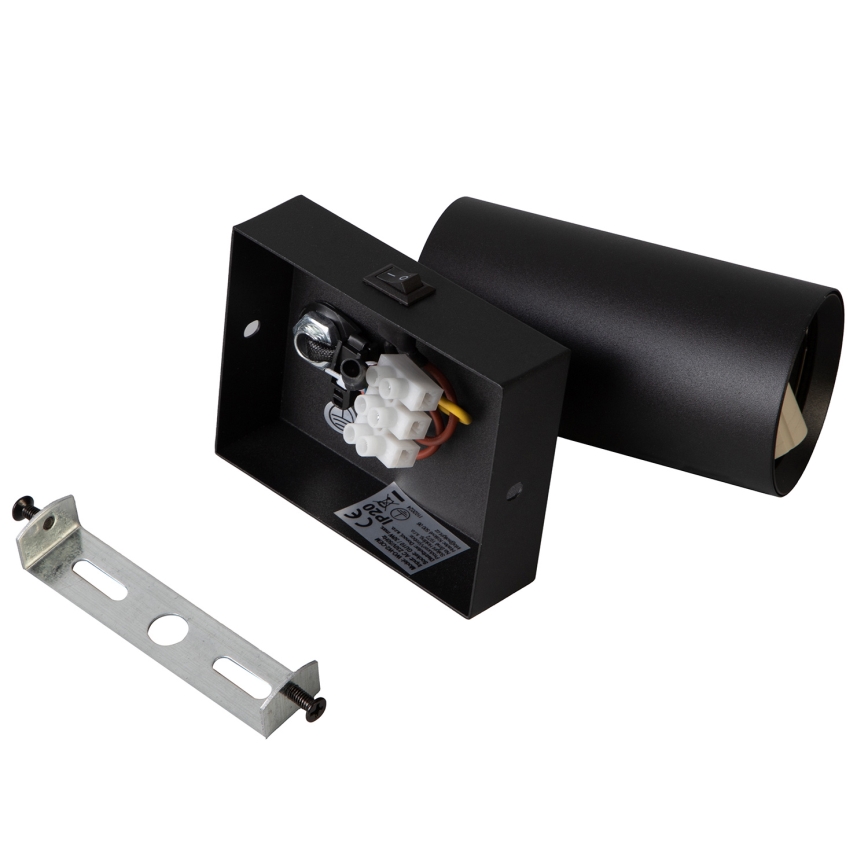 Brilagi - Sieninis akcentinis šviestuvas SELE 1xGU10/30W/230V juoda
