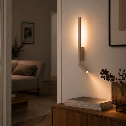 BRILAGI - sieninis LED taškinis šviestuvas VIXON LED/3W/230V + LED/5W smėlinė CRI 90