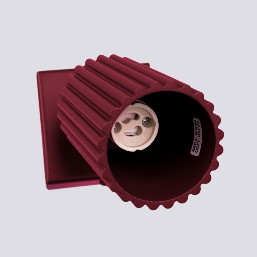 Brilagi - Sieninis nukreipiamas šviestuvas CRESTO 1xGU10/10W/230V bordo