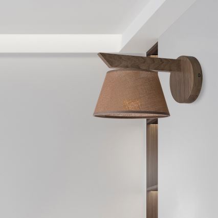 Brilagi - Sieninis šviestuvas ANTHONY 1xE14/40W/230V ąžuolas/ruda