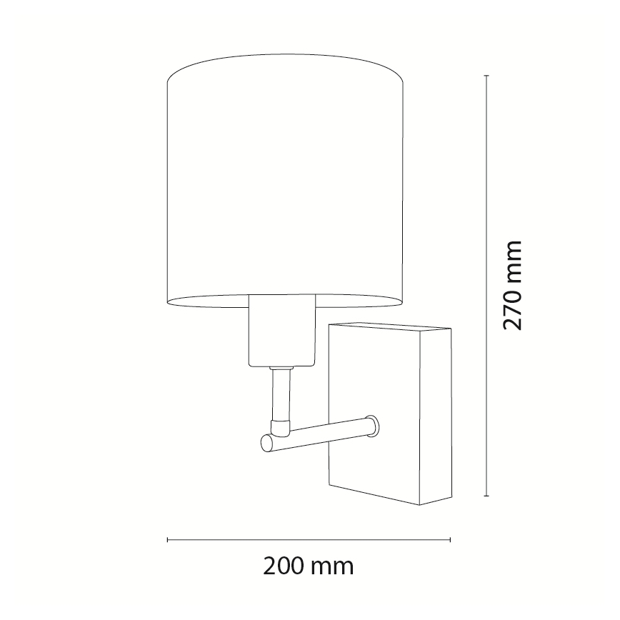 BRILAGI - Vaikiška sieninė lempa BOBO WOOD 1xE27/25W/230V ąžuolas/juoda/balta/rožinė/fėjos
