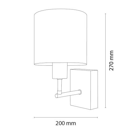 BRILAGI - Vaikiška sieninė lempa BOBO WOOD 1xE27/25W/230V ąžuolas/juoda/kreminė/zuikučiai