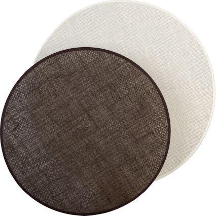 Brilagi - Sieninis šviestuvas CIRCLES 1xE27/60W/230V skersmuo 45 cm, kreminės/rudos spalvos