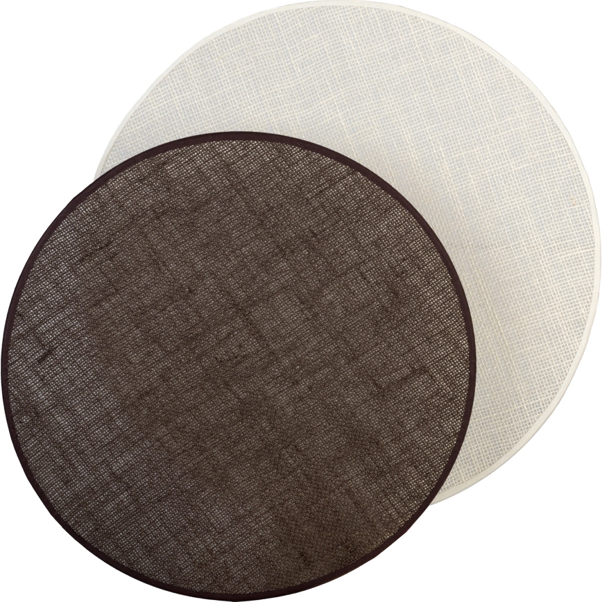 Brilagi - Sieninis šviestuvas CIRCLES 1xE27/60W/230V skersmuo 45 cm, kreminės/rudos spalvos