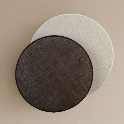 Brilagi - Sieninis šviestuvas CIRCLES 1xE27/60W/230V skersmuo 45 cm, kreminės/rudos spalvos
