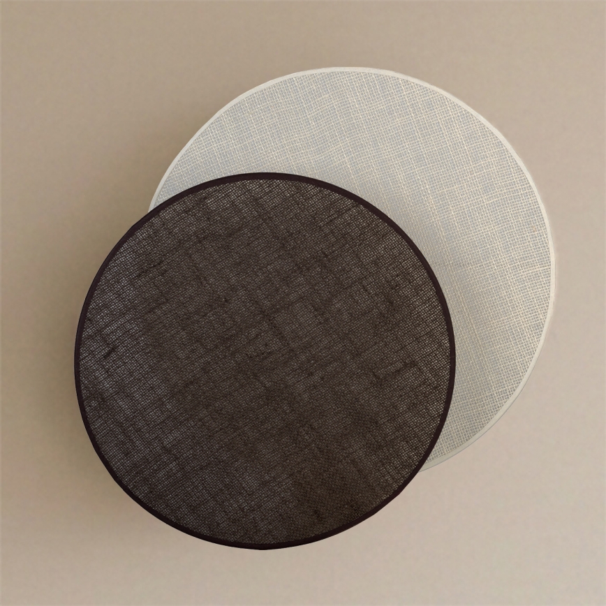 Brilagi - Sieninis šviestuvas CIRCLES 1xE27/60W/230V skersmuo 45 cm, kreminės/rudos spalvos