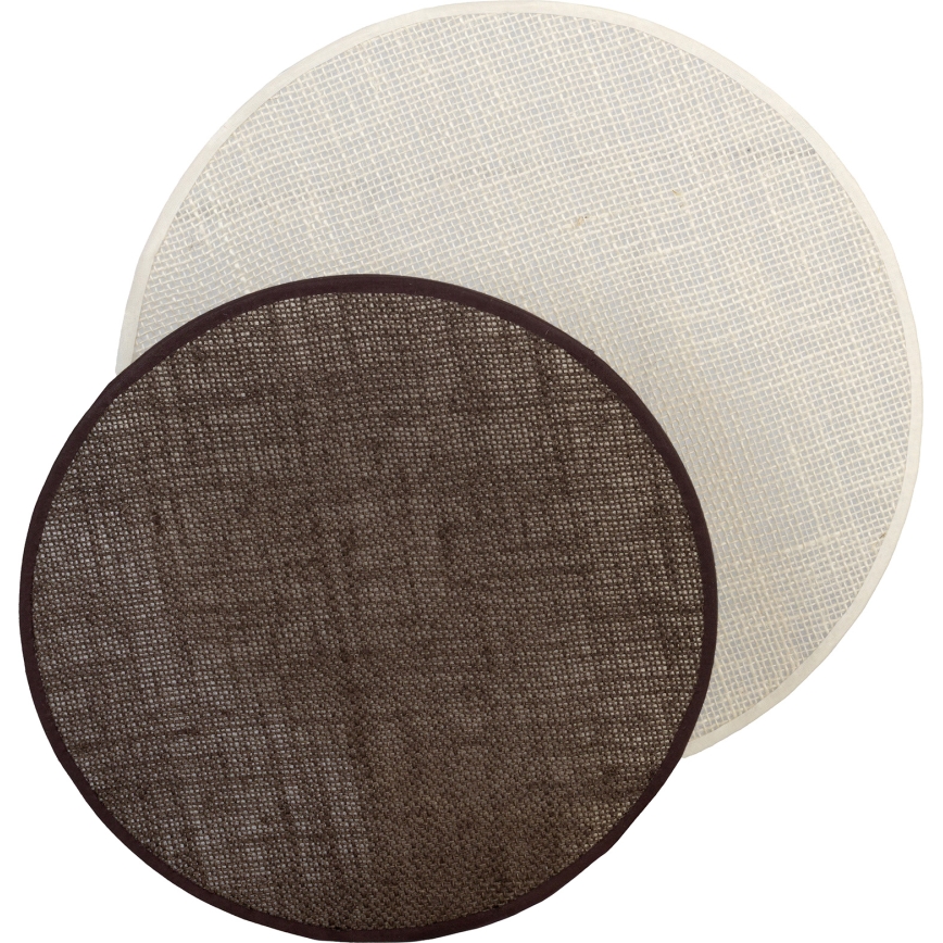 Brilagi - Sieninis šviestuvas CIRCLES 1xE27/60W/230V Ø 35 cm kreminis/rudas