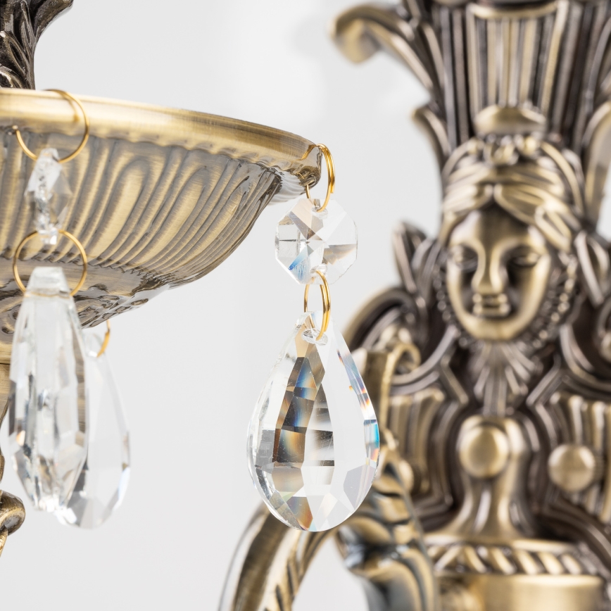 BRILAGI - Sieninis šviestuvas CLASSIC 1xE14/60W/230V žalvaris