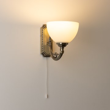 Brilagi - Sieninis šviestuvas CLASSIC 1xE27/60W/230V žalvaris