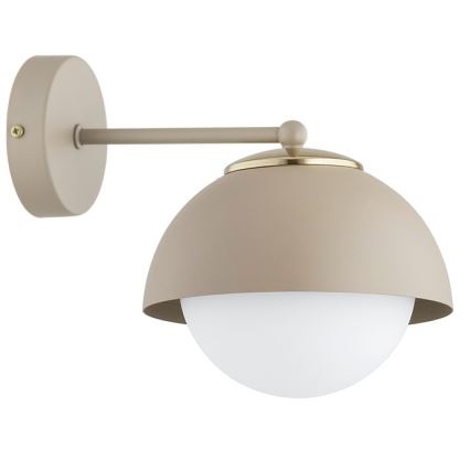 Brilagi - Sieninis šviestuvas COSMO 1xE27/60W/230V smėlinė/auksinė