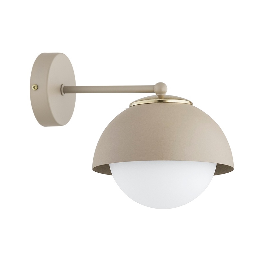 Brilagi - Sieninis šviestuvas COSMO 1xE27/60W/230V smėlinė/auksinė