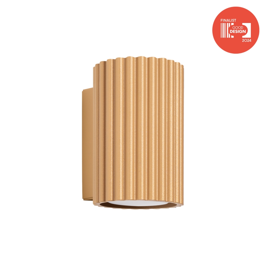 Brilagi - sieninis šviestuvas CRESTO 1xGU10/10W/230V 10 cm auksinis