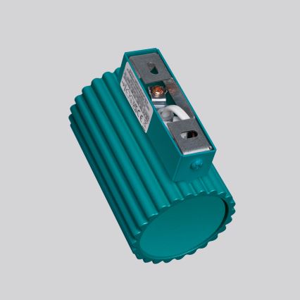 Brilagi - Sieninis šviestuvas CRESTO 1xGU10/10W/230V 10 cm turkio spalvos