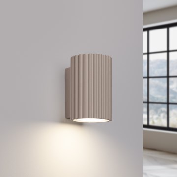 Brilagi - Sieninis šviestuvas CRESTO 2xGU10/10W/230V 10 cm taupe