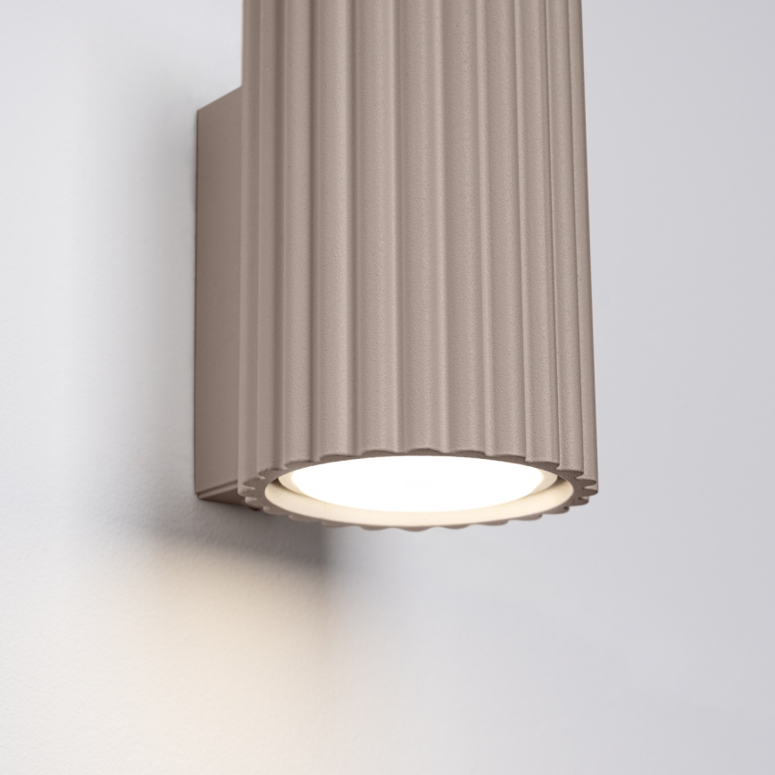 Brilagi - Sieninis šviestuvas CRESTO 2xGU10/10W/230V 10 cm taupe