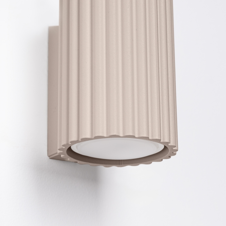 Brilagi - Sieninis šviestuvas CRESTO 2xGU10/10W/230V 10 cm taupe