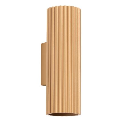 Brilagi - Sieninis šviestuvas CRESTO 2xGU10/10W/230V 20 cm auksas
