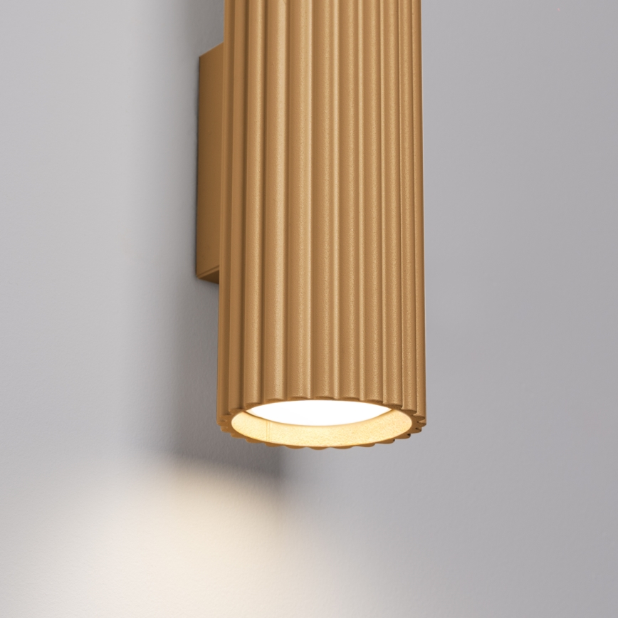 Brilagi - Sieninis šviestuvas CRESTO 2xGU10/10W/230V 20 cm auksas