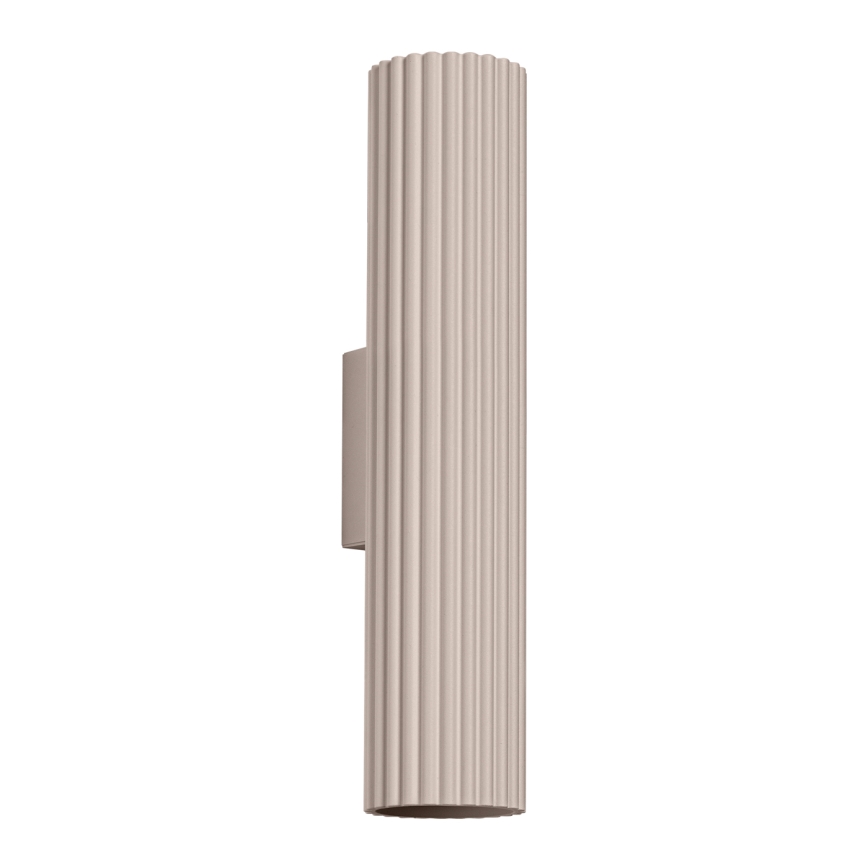 Brilagi - Sieninis šviestuvas CRESTO 2xGU10/10W/230V 20 cm taupe