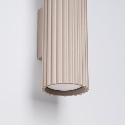 Brilagi - Sieninis šviestuvas CRESTO 2xGU10/10W/230V 20 cm taupe