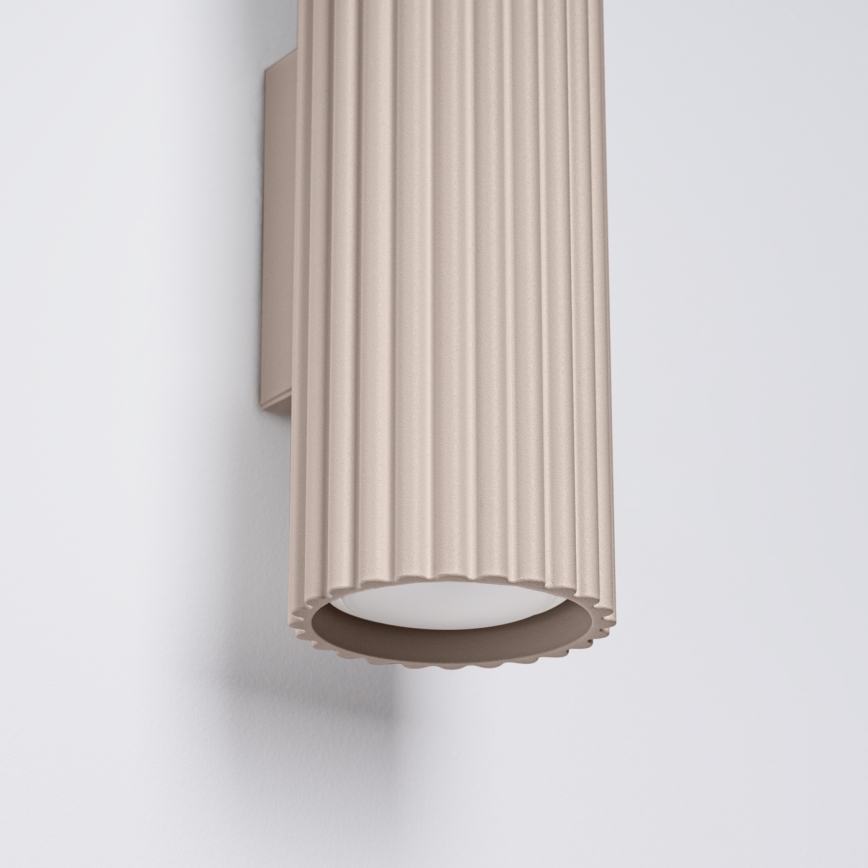 Brilagi - Sieninis šviestuvas CRESTO 2xGU10/10W/230V 20 cm taupe
