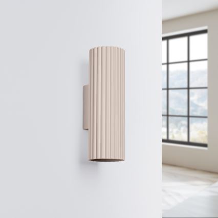 Brilagi - Sieninis šviestuvas CRESTO 2xGU10/10W/230V 30 cm taupe
