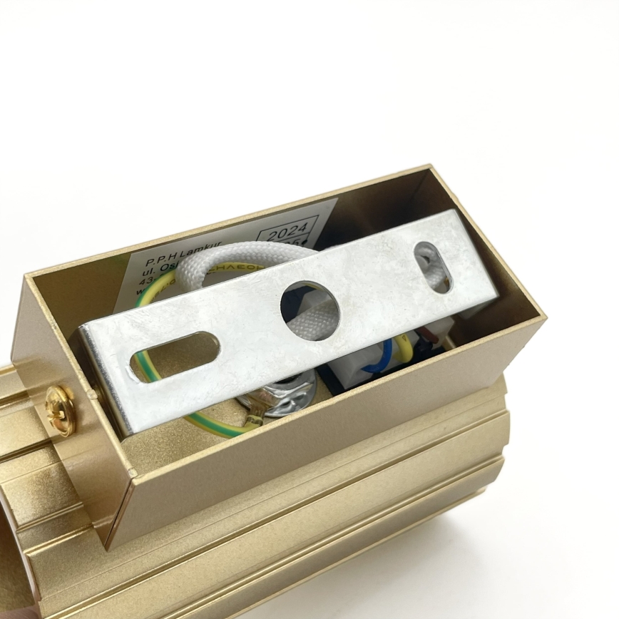 Brilagi - sieninis šviestuvas CRISPINA, 1xGU10/10W/230V, 10 cm, auksinis