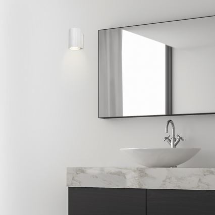 Brilagi - Sieninis šviestuvas CRISPINA 1xGU10/10W/230V 10 cm baltas