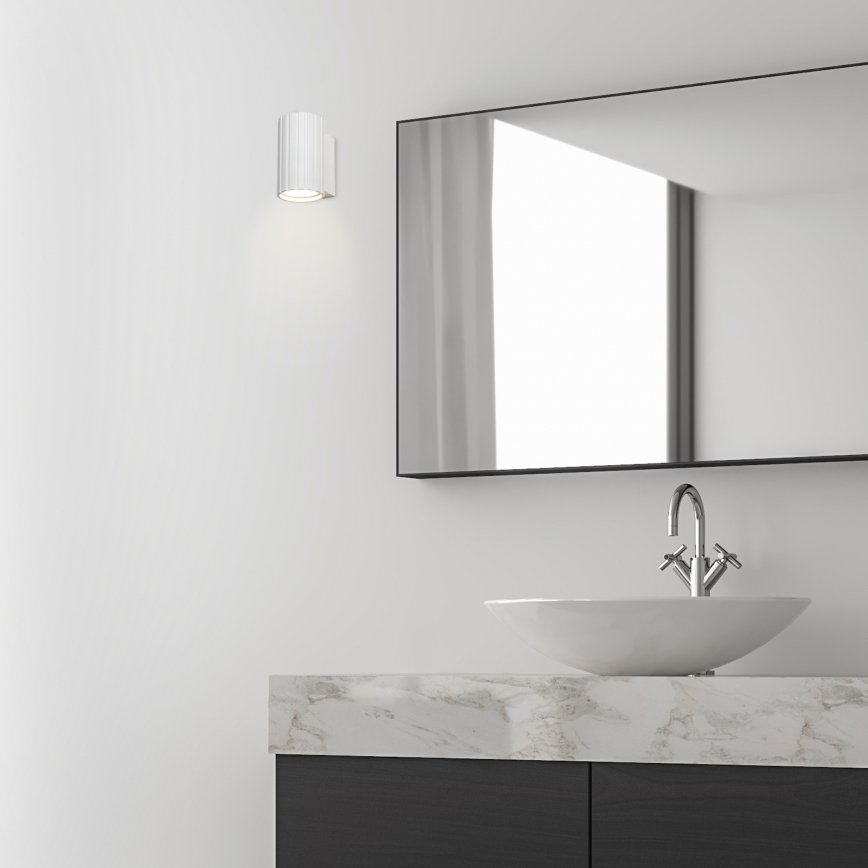 Brilagi - Sieninis šviestuvas CRISPINA 1xGU10/10W/230V 10 cm baltas