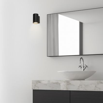 Brilagi - Sieninis šviestuvas CRISPINA 1xGU10/10W/230V 10 cm juodas