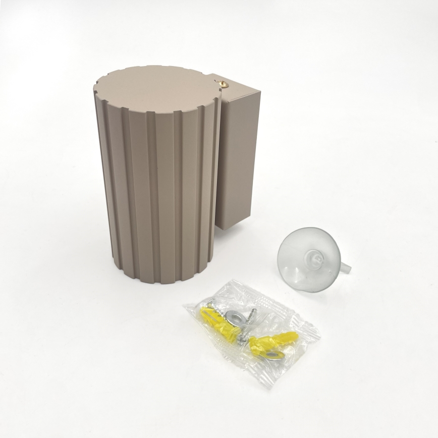 Brilagi - Sieninis šviestuvas CRISPINA 1xGU10/10W/230V 10 cm smėlio spalvos