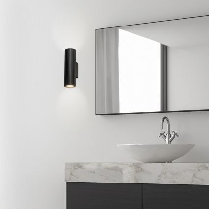 Brilagi - Sieninis šviestuvas CRISPINA 2xGU10/10W/230V 20 cm juodas