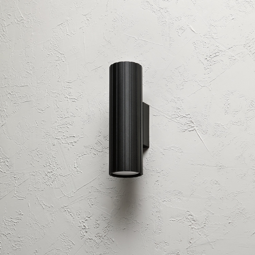 Brilagi - Sieninis šviestuvas CRISPINA 2xGU10/10W/230V 20 cm juodas