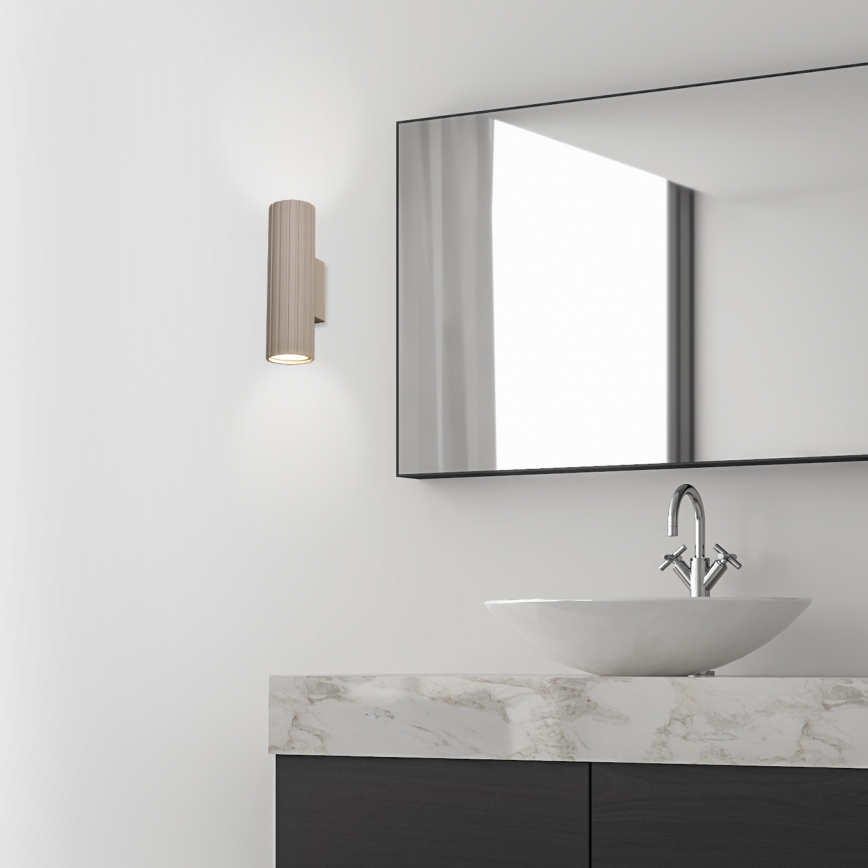 Brilagi - Sieninis šviestuvas CRISPINA 2xGU10/10W/230V 20 cm smėlio spalvos