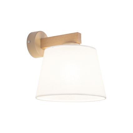 Brilagi - Sieninis šviestuvas LATTE SABIA 1xE27/60W/230V pušis/balta