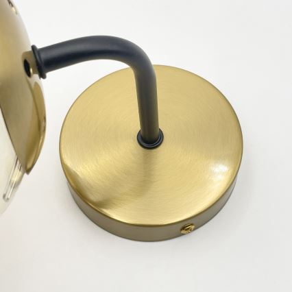 Brilagi - Sieninis šviestuvas MALIVA 1xE14/15W/230V auksinis