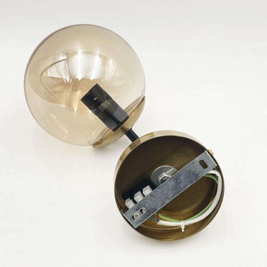 Brilagi - Sieninis šviestuvas MALIVA 1xE14/15W/230V auksinis