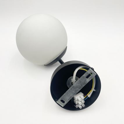 Brilagi - Sieninis šviestuvas MALIVA 1xE14/15W/230V juodas/baltas