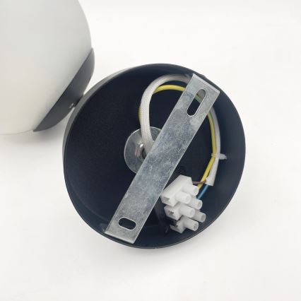 Brilagi - Sieninis šviestuvas MALIVA 1xE14/15W/230V juodas/baltas