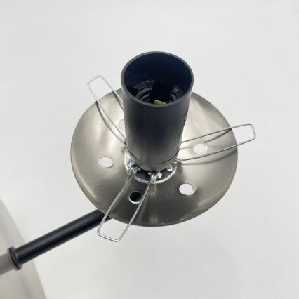 Brilagi - Sieninis šviestuvas MALIVA 1xE14/15W/230V matinis chromas/rūkytas